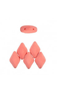 Matubo GemDuo Beads 8x5mm Bondeli - Matt coral